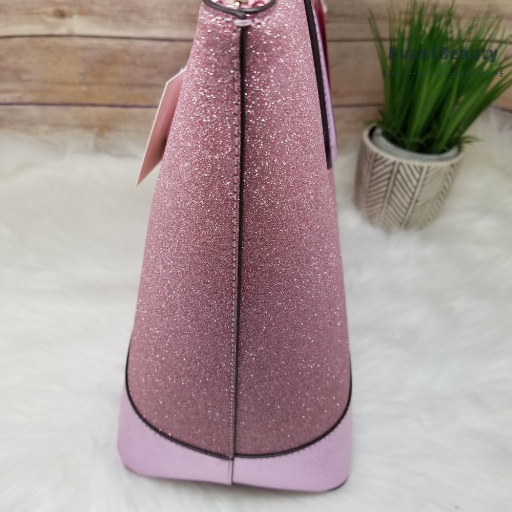Kate Spade  Lola Glitter Tote Shoulder Rose Pink - Picture 13 of 14